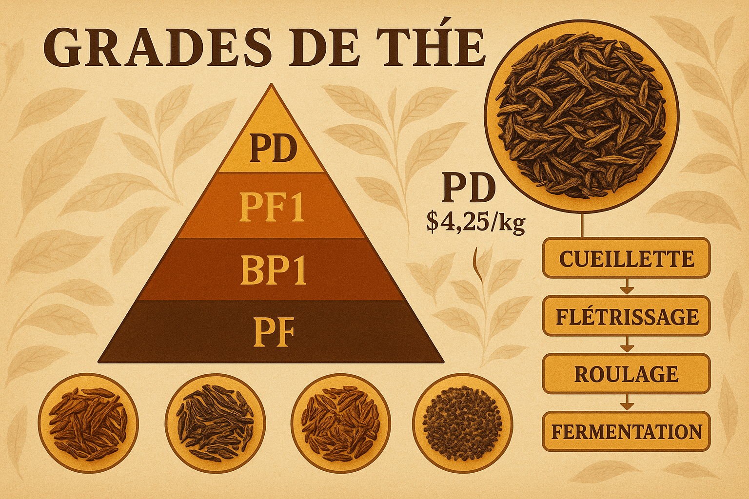 Grades de thé Afrik Tea coffee
