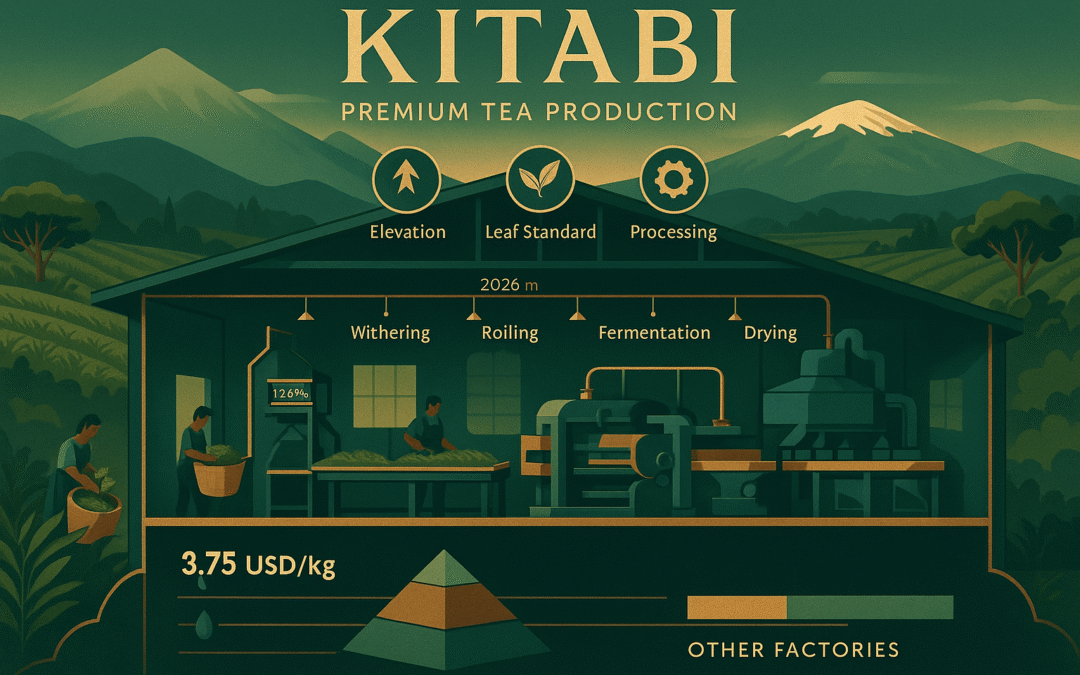 Les secrets de Kitabi : Dans les coulisses de l&rsquo;usine produisant le thé le mieux valorisé d&rsquo;Afrique de l&rsquo;Est