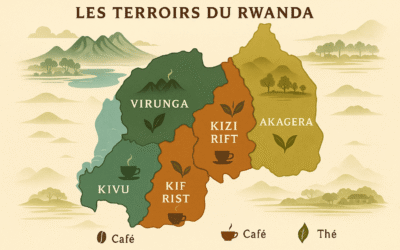 Carte des terroirs : Les régions productrices emblématiques du Rwanda